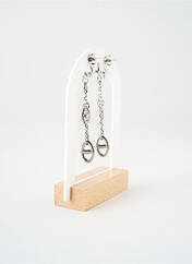 Boucles d’oreilles argent SATINE femme seconde vue