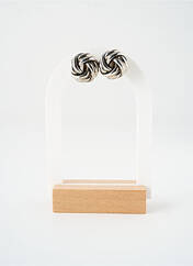 Boucles d’oreilles argent SATINE femme seconde vue