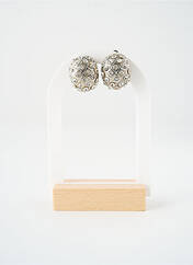 Boucles d’oreilles argent SATINE femme seconde vue