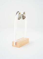 Boucles d’oreilles argent SATINE femme seconde vue