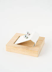 Boucles d’oreilles argent SATINE femme seconde vue