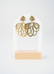 Boucles d’oreilles or SATINE femme seconde vue