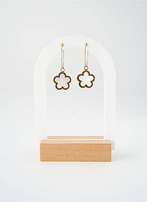 Boucles d’oreilles or SATINE femme