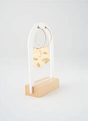 Boucles d’oreilles or SATINE femme seconde vue