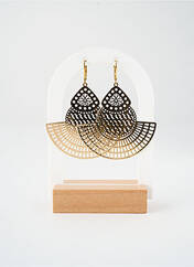 Boucles d’oreilles or SATINE femme seconde vue