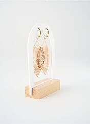 Boucles d’oreilles or SATINE femme seconde vue