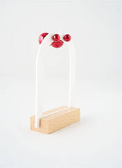 Boucles d’oreilles rouge SATINE femme seconde vue