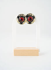 Boucles d’oreilles rouge SATINE femme seconde vue