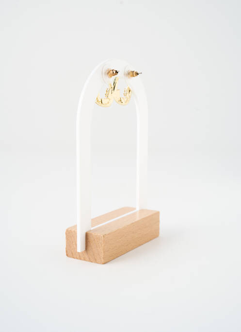 Boucles d’oreilles ornement pierre or SATINE femme