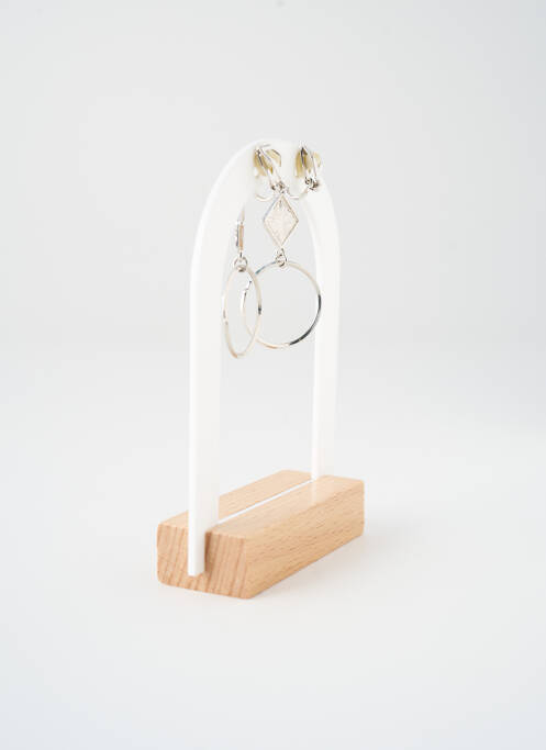 Boucles d’oreilles argent SATINE femme