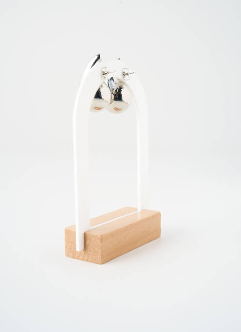 Boucles d’oreilles argent SATINE femme