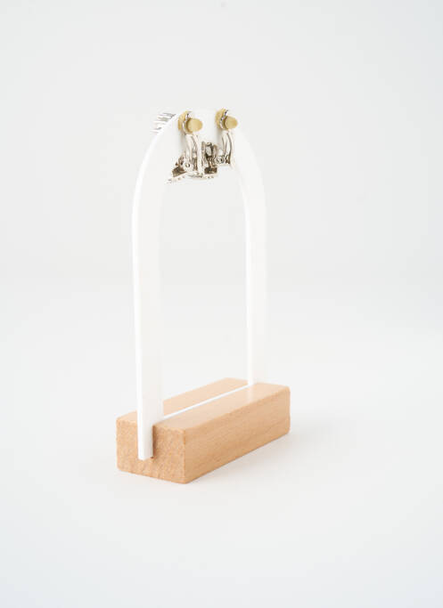 Boucles d’oreilles argent SATINE femme