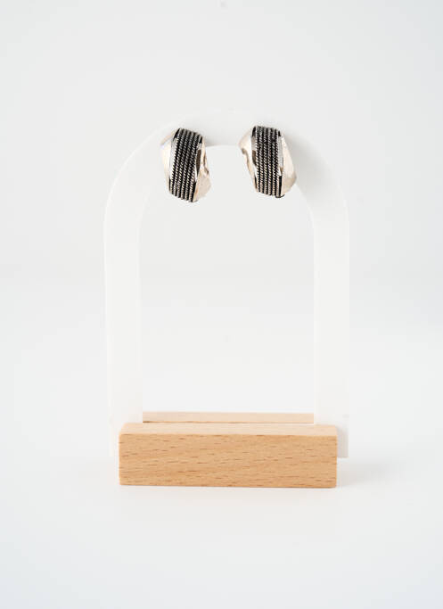 Boucles d’oreilles argent SATINE femme