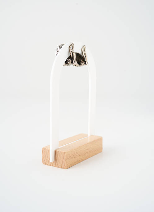 Boucles d’oreilles argent SATINE femme