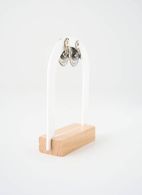 Boucles d’oreilles argent SATINE femme