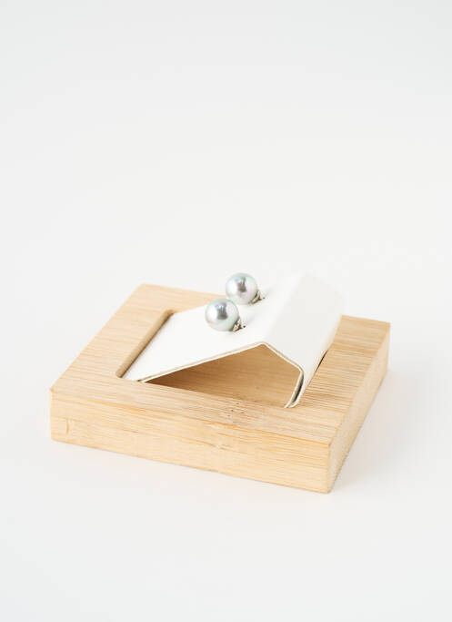 Boucles d’oreilles argent SATINE femme