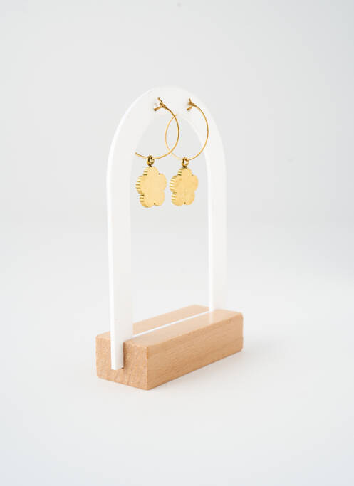 Boucles d’oreilles or SATINE femme