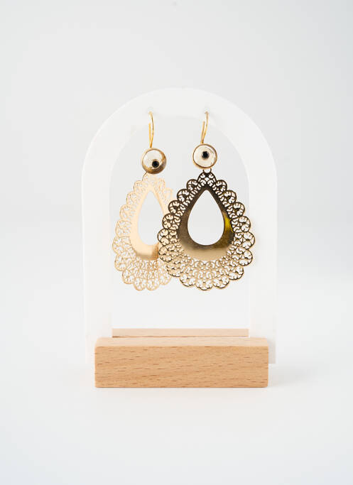 Boucles d’oreilles or SATINE femme