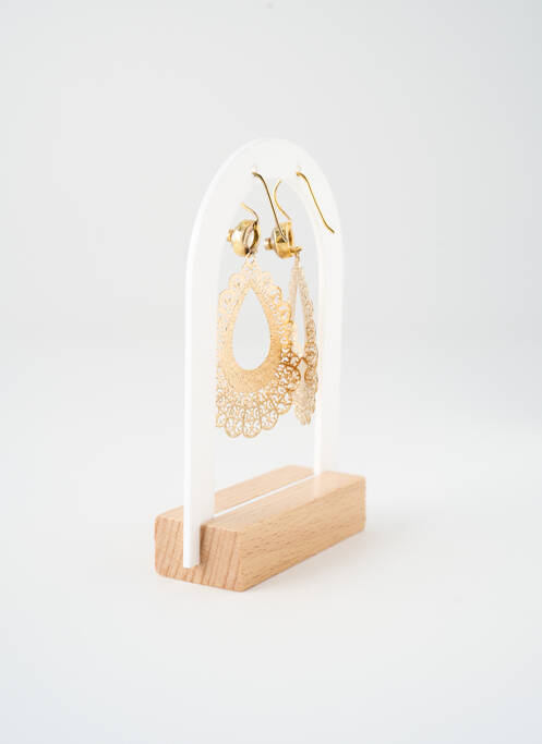 Boucles d’oreilles or SATINE femme