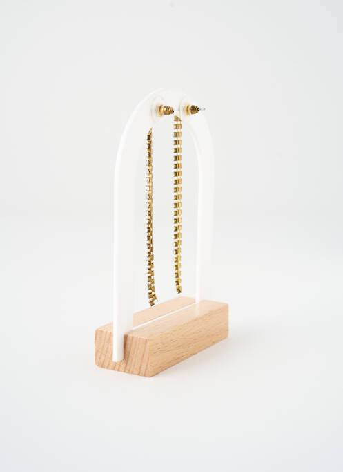 Boucles d’oreilles or SATINE femme