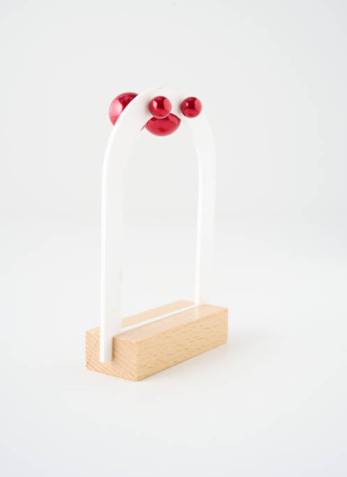 Boucles d’oreilles rouge SATINE femme