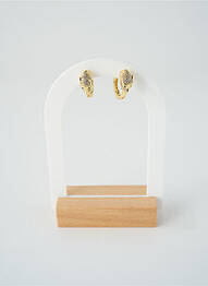 Boucles d’oreilles matériaux métal or SATINE femme