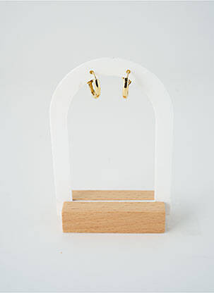 Boucles d’oreilles matériaux métal or SATINE femme