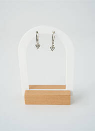 Boucles d’oreilles ornement oxyde de zirconium argent SATINE femme