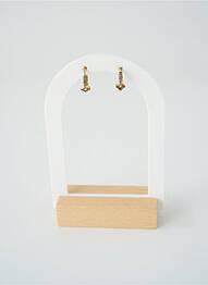 Boucles d’oreilles ornement oxyde de zirconium or SATINE femme