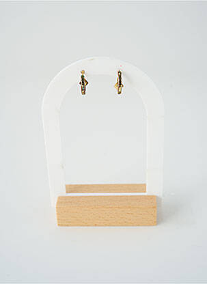 Boucles d’oreilles ornement oxyde de zirconium or SATINE femme