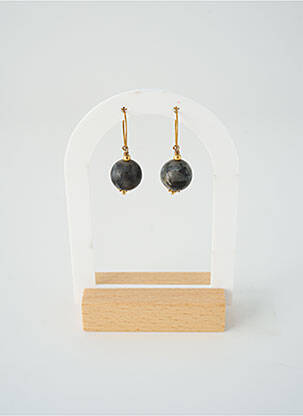 Boucles d’oreilles matériaux métal or SATINE femme