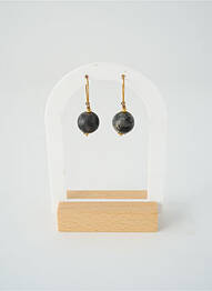 Boucles d’oreilles matériaux métal or SATINE femme