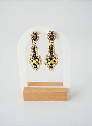 Boucles d’oreilles fermeture fermoir clips or SATINE femme