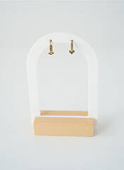 Boucles d’oreilles or SATINE femme seconde vue