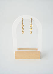 Boucles d’oreilles or SATINE femme seconde vue