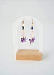 Boucles d’oreilles or SATINE femme seconde vue