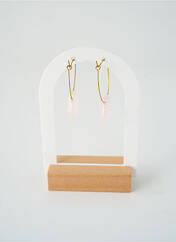 Boucles d’oreilles or SATINE femme seconde vue