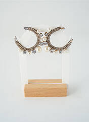 Boucles d’oreilles or SATINE femme seconde vue