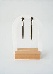 Boucles d’oreilles rouge SATINE femme seconde vue