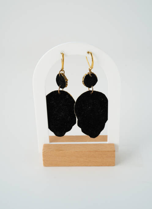 Boucles d’oreilles ornement oxyde de zirconium or SATINE femme