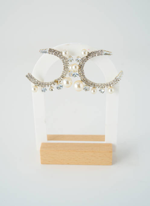 Boucles d’oreilles argent SATINE femme