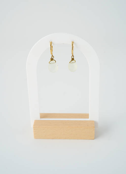 Boucles d’oreilles or SATINE femme