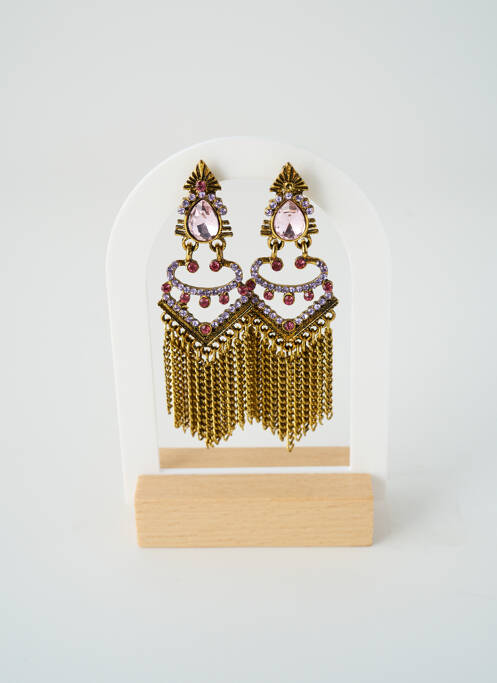Boucles d’oreilles or SATINE femme