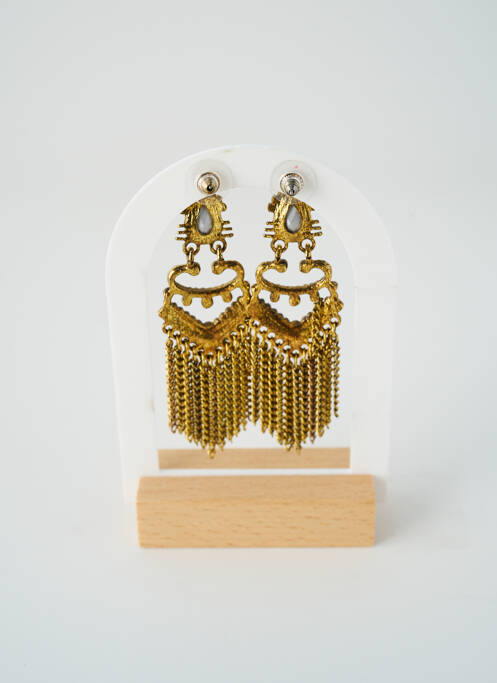 Boucles d’oreilles or SATINE femme