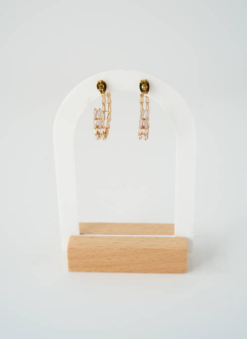 Boucles d’oreilles or SATINE femme