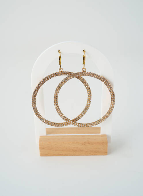 Boucles d’oreilles or SATINE femme