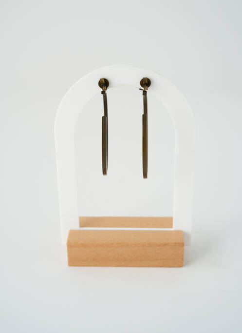 Boucles d’oreilles rouge SATINE femme