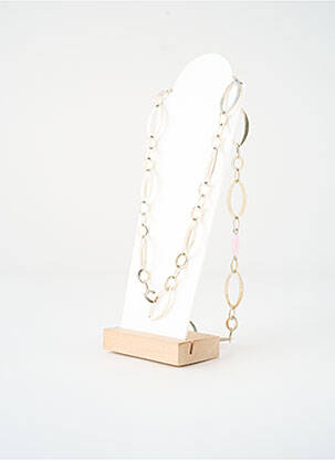 Sautoir ornement pierre argent SATINE femme