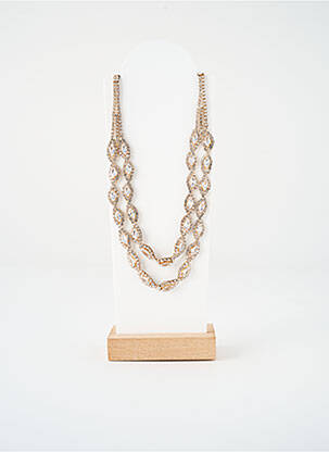 Collier ornement oxyde de zirconium or SATINE femme