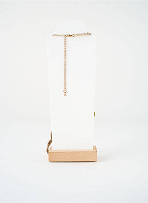 Collier ornement oxyde de zirconium or SATINE femme